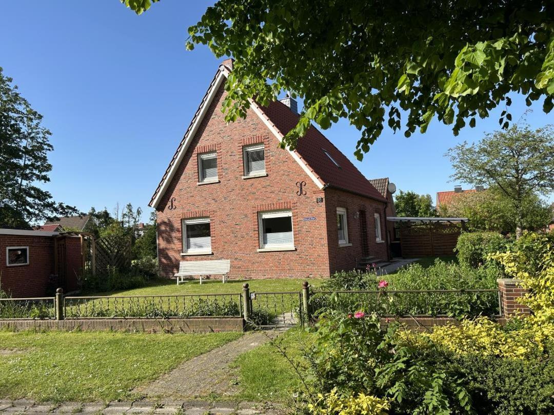 Neu! Schickes Und Modernes Ferienhaus Ant Zingel Krummhörn Esterno foto